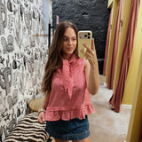 Grace Gingham Top
