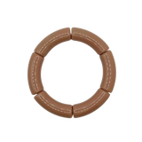 Camel Acrylic Bamboo Bracelet