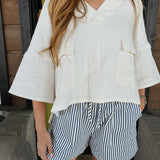 Paige Patch Pocket Top