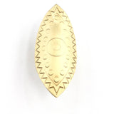 Matte Gold Statement Ring