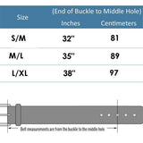 Wide Off-White Leather belt with Statement Buckle