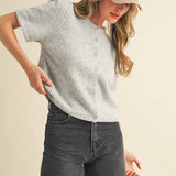 See You Later Short Sleeve Sweater
