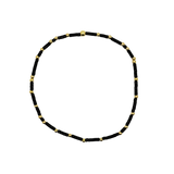 Black Glossy Bitty Bauble Bracelet