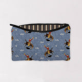Lazy J Chambray Makeup Bag