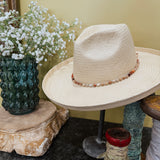 Chunky Brown Jasper Stone Hat Band - Levi