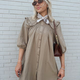 Carsen Collar Smock Dress