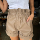 Fearless Faux Leather Shorts