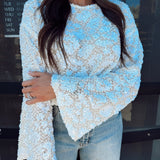 Skylar Sequin Oversized Knit Top