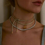 Gold Lurex Necklace Cord
