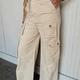 Franny Belted Loose Fit Cargo Pants