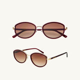 Jordan Acetate Oval Sunglasses