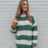 Olivia Oversized Striped Sweater