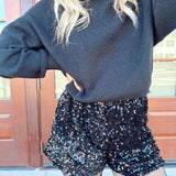 All Night Sequins Shorts