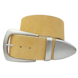 Genuine Suede Wide Statement Belt