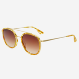 Weston Acetate Round Unisex Sunglasses