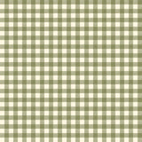 Anthia Gingham Olive/Linen Cropped Quilted Jacket