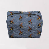 Lazy J Chambray Makeup Bag