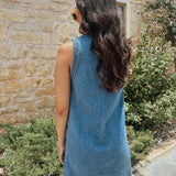 Brooke Braided Denim Dress
