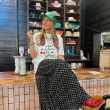 Paige Polka Dot Wide Leg Pants