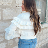 Rayle Ruffle Cardigan