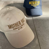The Mother Hat Embroidered Dad Hat- Khaki
