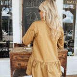 Always Classic Button-Up Dress