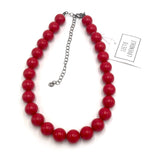 Very Cherry Red Marco Necklace
