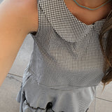 Grace Gingham Vintage Style Two Piece Set