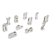 Silver Letter Bandana Slides