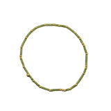 Moss Green Glossy Bitty Bauble Bracelet