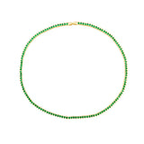 Melinda Tennis Necklace - Emerald