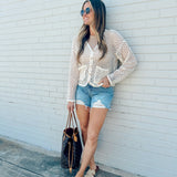 Claire Crochet Top