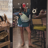Hallie Half Moon Quilted Ruffle Crossbody