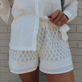 Elizabeth Eyelet Shorts