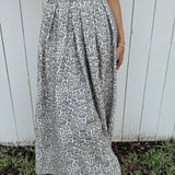 Lucky You Leopard Midi Skirt