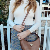 Heidi High Waist Plaid Mini Skirt