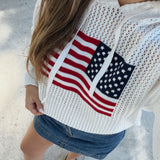 American Open Stitch Pullover