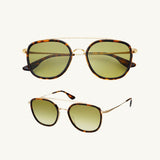Weston Acetate Round Unisex Sunglasses