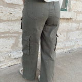 Franny Belted Loose Fit Cargo Pants