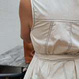 Conner Contrast Stitch Mini Dress