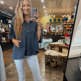 Ollie Oversized Drawstring Tie Sleeves