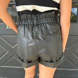 Fearless Faux Leather Shorts