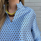 Audrey Polka Dot Feather Dress