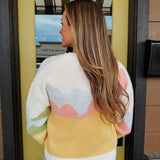 Lady Landscape Horse Knit Cardigan