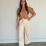 Franny Belted Loose Fit Cargo Pants