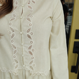 Banks Button-Front Lace Set