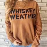 Whiskey Weather Sweater