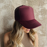 Maroon Trucker Cap