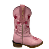 Pink Heart Boots