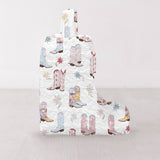 Daisy Boots Patchwork White Quilted Boot Bag